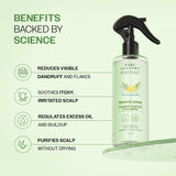 Neem & Lemon Dandruff Control Scalp Spray - 200 ml | Pack of 3