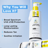 5% Niacinamide Sunscreen Body Lotion| SPF 50+ PA++++| In-Vivo Tested - 200ml