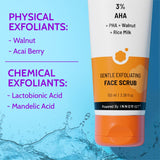 Gentle Exfoliating Face Scrub for Clear & Glowing Skin - 100 ml