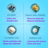 Gentle Exfoliating Face Scrub for Clear & Glowing Skin - 100 ml