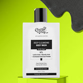 Chemist at Play Deep Cleansing Body Wash with Activated Charcoal, Lactic & Glycolic Acid - 236 ml