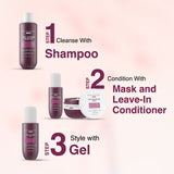 Curl Defining Shampoo with 2X Frizz Control for Men & Women - 250 ml | Pack of 3