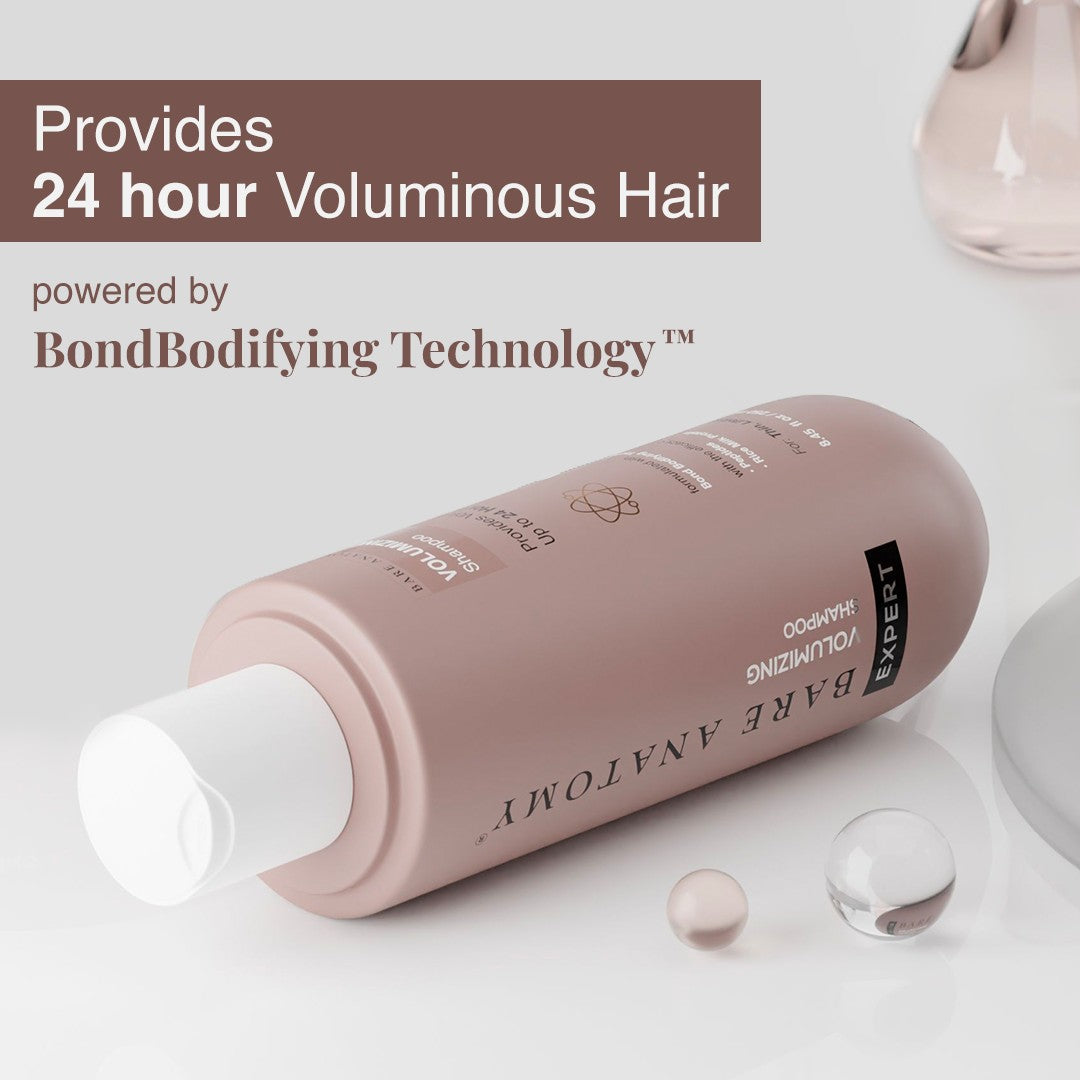 Volumizing Shampoo for Thin & Flat Hair - 250 ml | Pack of 3