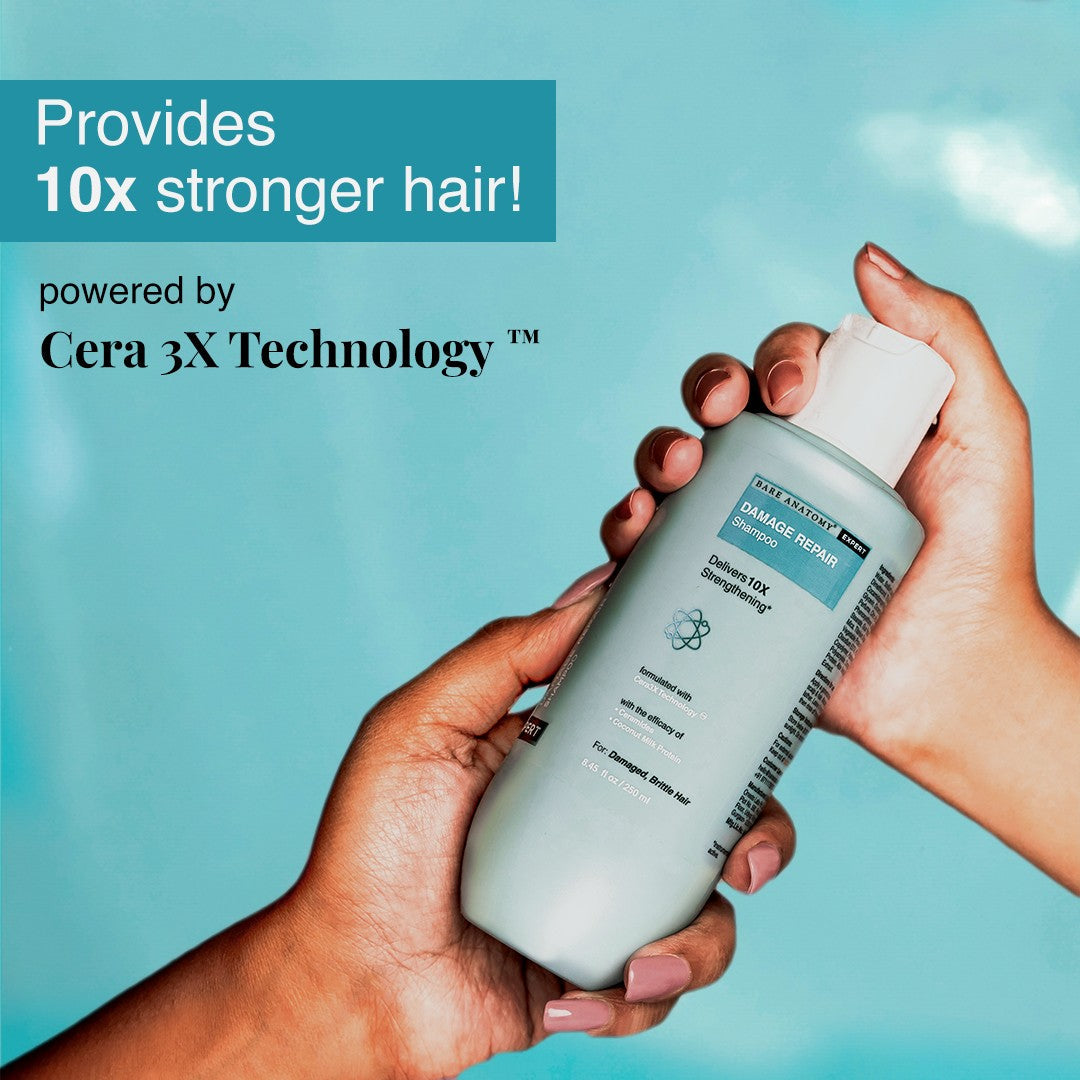 Damage Repair Shampoo for Dry & Brittle Hair | 10X Hair Strengthening- 250 ml