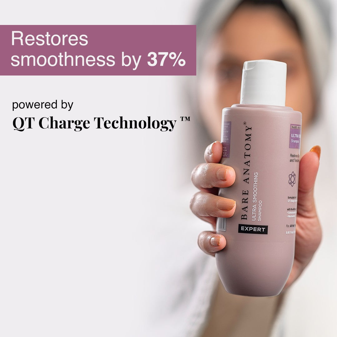 Ultra Smoothing Shampoo with Niacinamide & Aloe Vera Extract for Dry & Frizzy Hair - 250 ml | Pack of 2