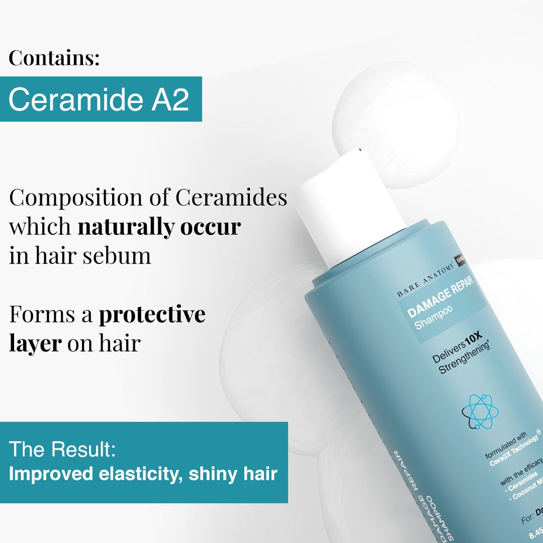 Damage Repair Shampoo for Dry & Brittle Hair | 10X Hair Strengthening- 250 ml