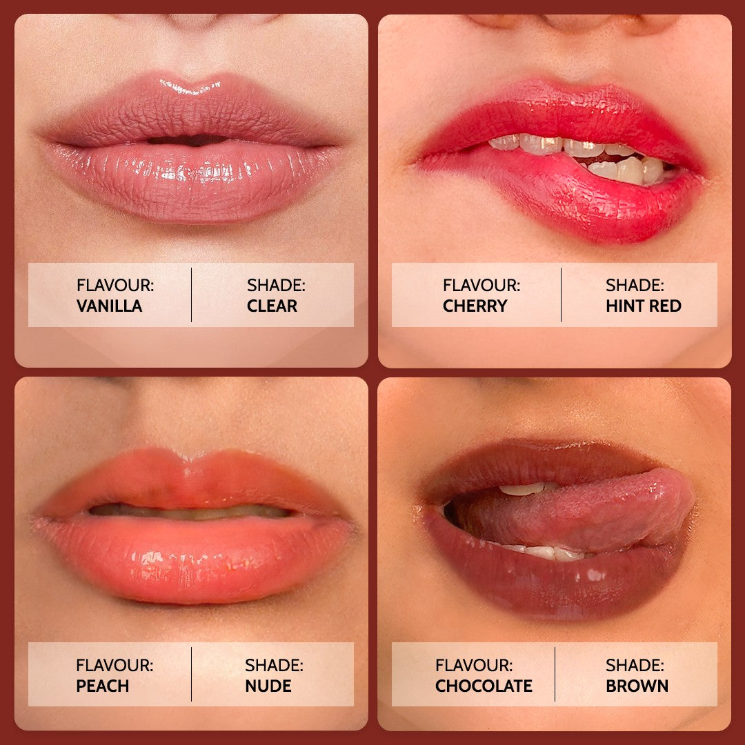 Ceramides + 2% Kojic Acid Tinted Lip Balm (Cherry) | SPF 50 PA++++ | 10 gm