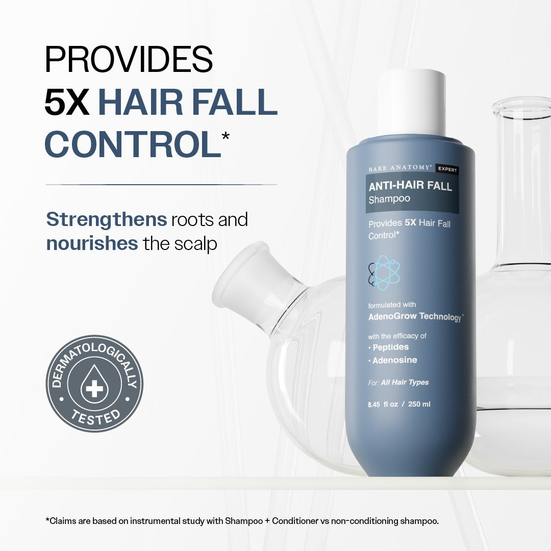 Anti-Hair Fall Shampoo with Adenosine & Peptides - 250 ml  | Pack of 2