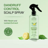 Neem & Lemon Dandruff Control Scalp Spray - 200 ml | Pack of 2