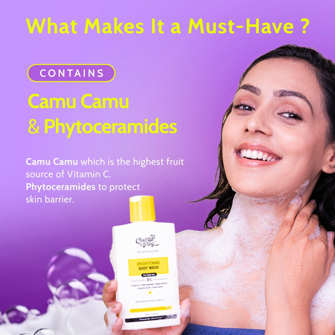 Brightening Body Wash with Vitamin C & Niacinamide - 236 ml