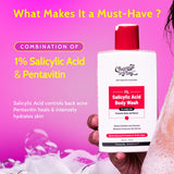 1% Salicylic Acid Body Wash for Acne Control - 473 ml