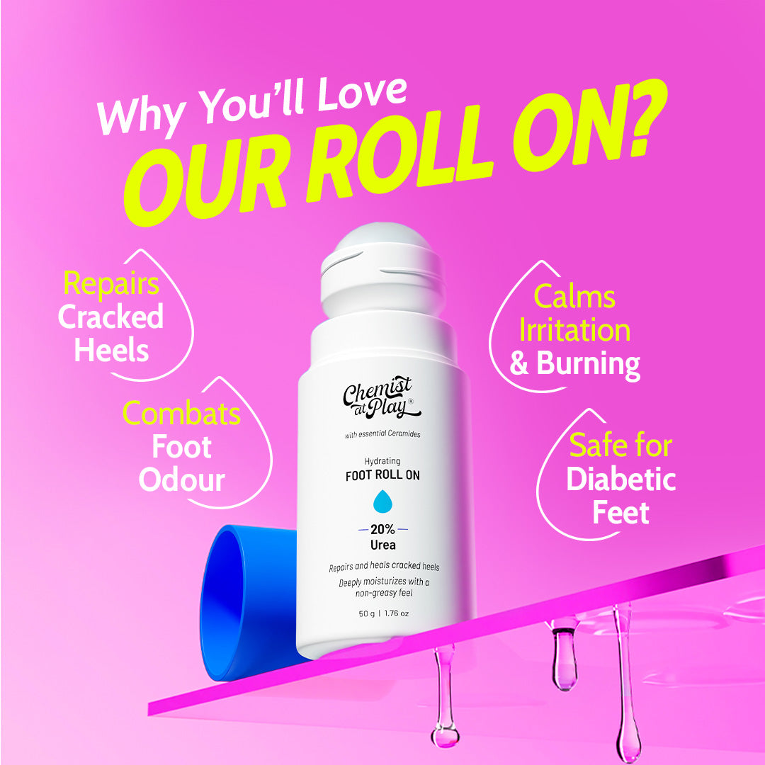Foot Roll-on for Cracked Heels & Diabetic Foot - 50 gm