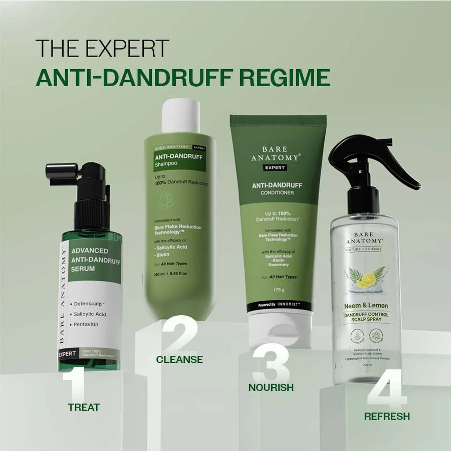 Bare Anatomy Anti Dandruff Shampoo with Salicylic Acid & Biotin - 250 ml