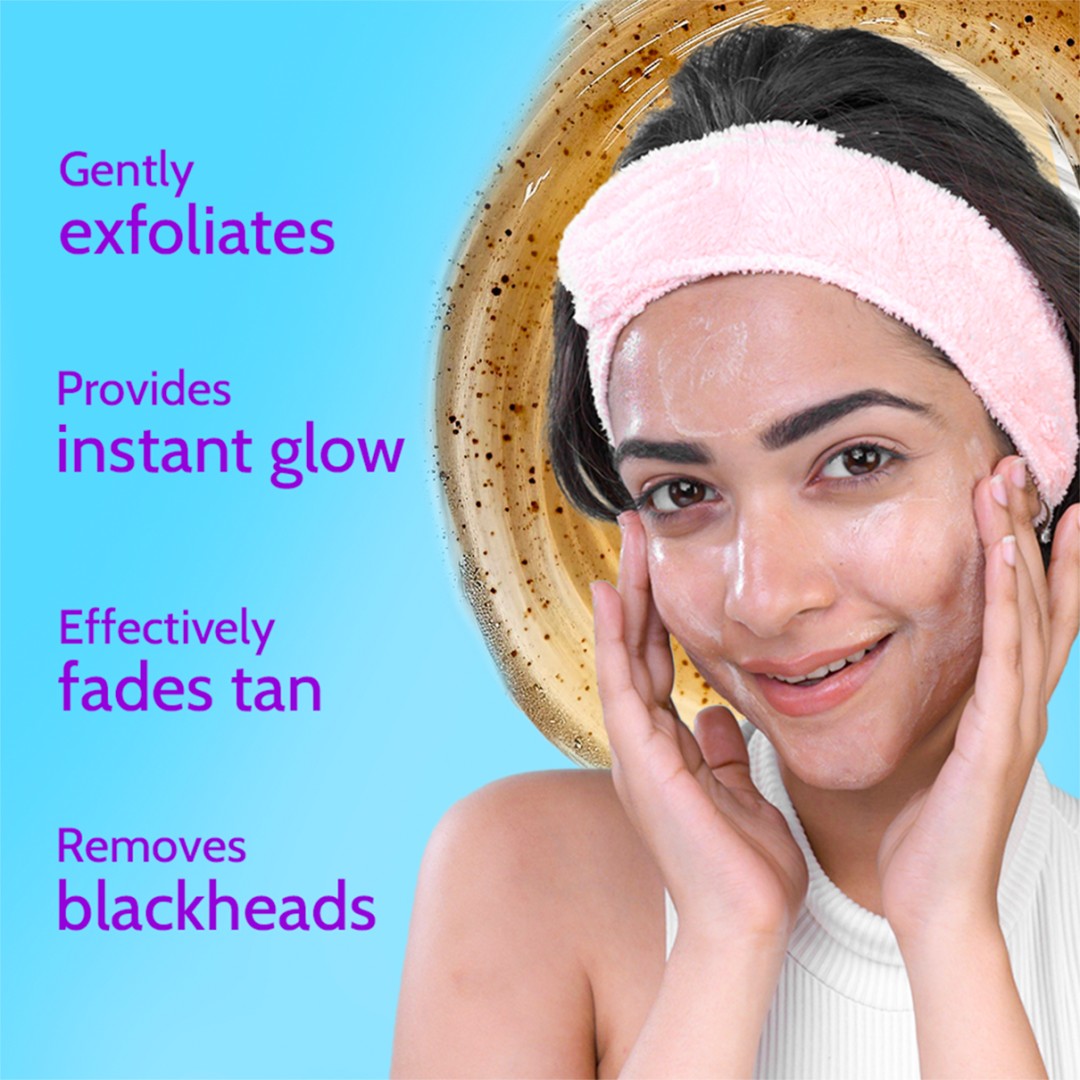 Gentle Exfoliating Face Scrub for Clear & Glowing Skin - 100 ml