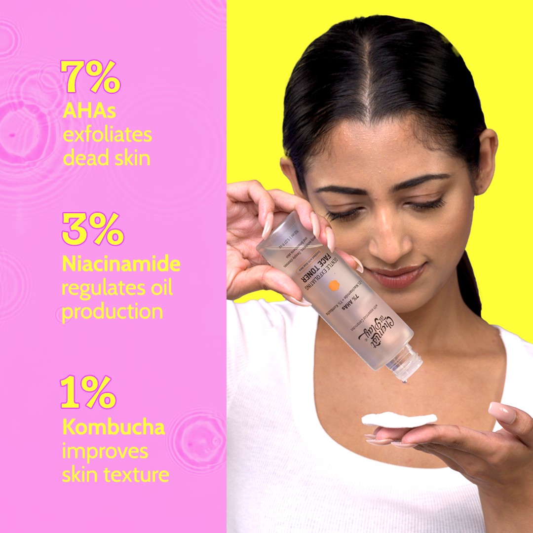 7% AHA Glycolic Acid Exfoliating Face Toner - 150 ml