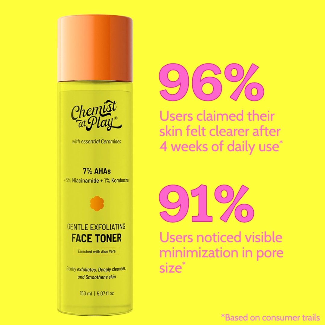 7% AHA Glycolic Acid Exfoliating Face Toner - 150 ml