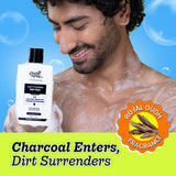 Deep Cleansing Body Wash with Activated Charcoal, Lactic & Glycolic Acid - 236 ml