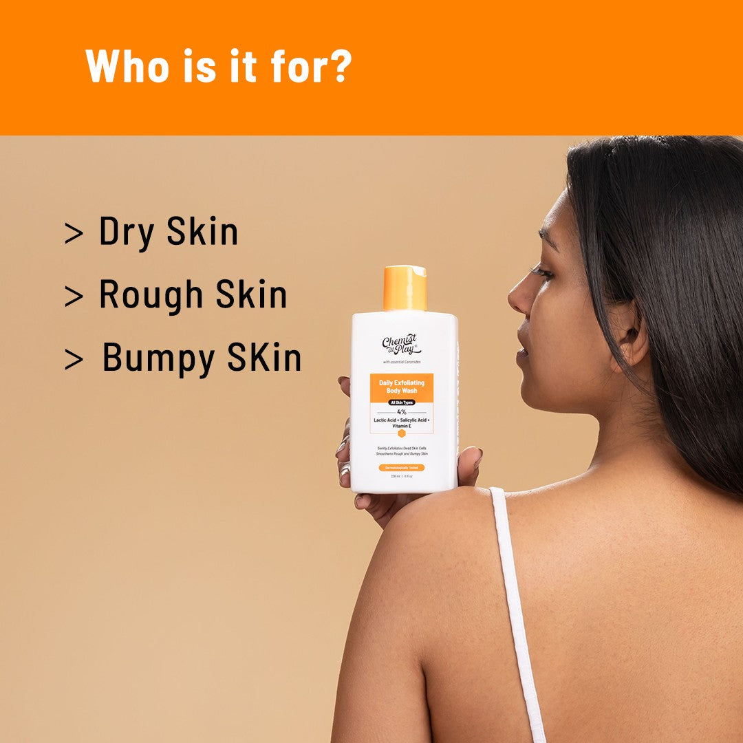 Daily Exfoliation Kit (Exfoliating Body Wash - 236 ml | AHA Body Lotion - 236 ml)