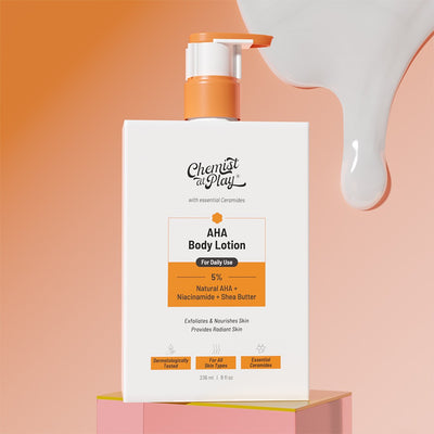 Chemist At Play 5% AHA Body Lotion with Niacinamide & Shea Butter - 236 ml