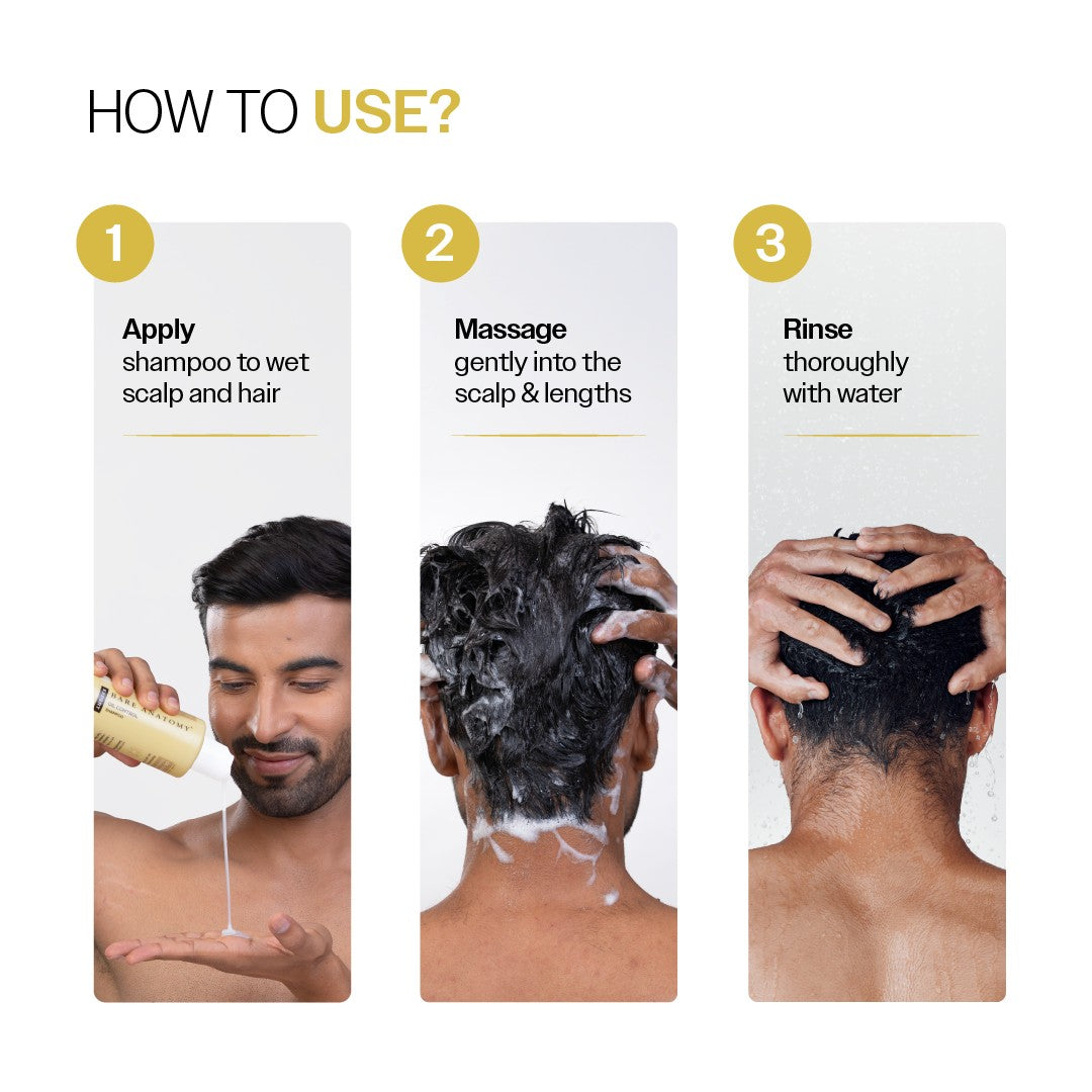 Oil Control Shampoo with Salicylic Acid, Hyaluronic Acid & Tea Tree for Oily Scalp - 236 ml | Pack of 3