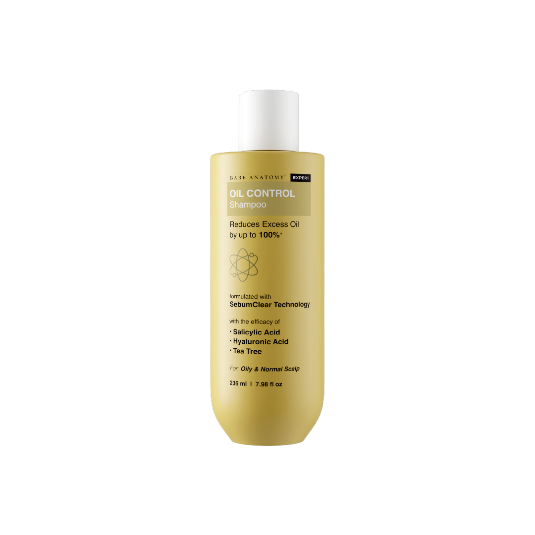 Oil Control Shampoo with Salicylic Acid, Hyaluronic Acid & Tea Tree for Oily Scalp - 236 ml | Pack of 2