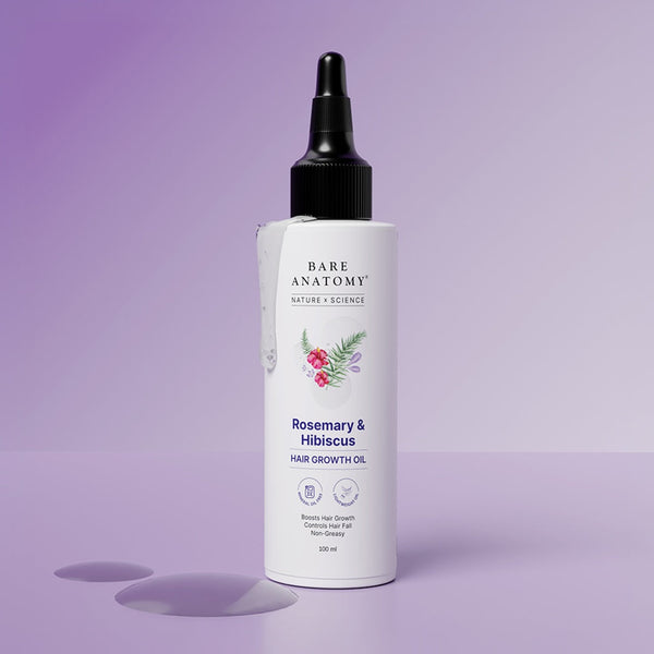 Rosemary & Hibiscus Hair Growth Oil with Redensyl & Biotin - 100