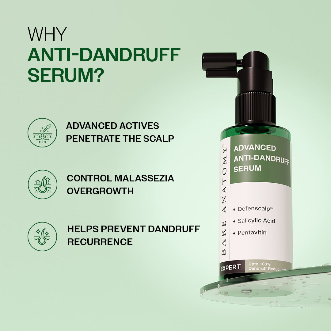 Advanced Anti Dandruff Serum with Salicylic Acid & Pentavitin - 50 ml | Pack of 2