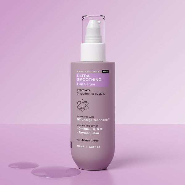 Ultra Smoothing Hair Serum with Vitamin E for Dry & Frizzy Hair | Improves Smoothness & Shine - 100 ml