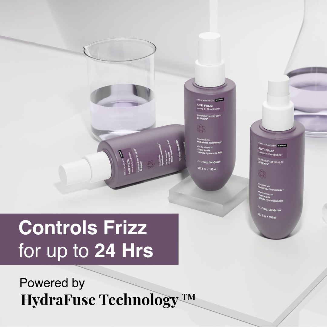 Anti-Frizz Leave-In Conditioner with Argan Oil & Hyaluronic Acid for frizzy hair - 150 ml | Pack of 2